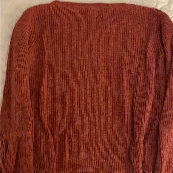 Boho vibes! Lucky Brand bell sleeve sweater - Picture 7 of 9